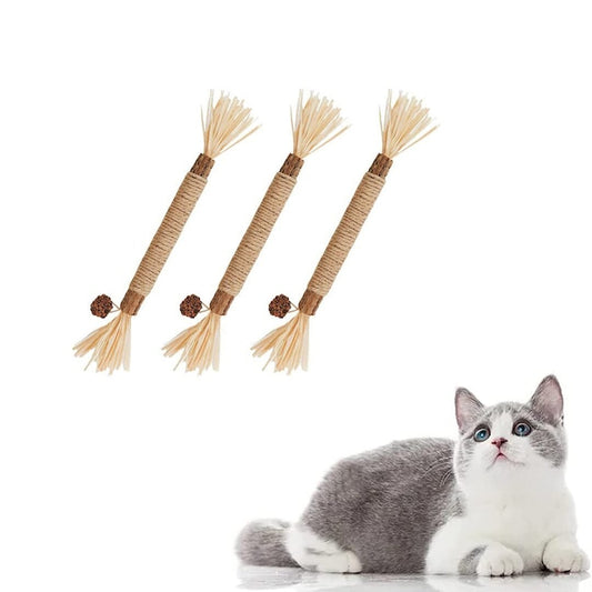 ネコの歯みがき棒、木天蓼の洗口棒、ネコ用ミントおもちゃ、歯みがきかじり棒、幼猫向け特製おやつ商品
