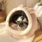 ディープスリープキャットベッド暖かいペットバスケット居心地の良い猫の家子猫のラウンジャークッション非常に柔らかいテント小さな犬のマット洞窟の猫のベッド